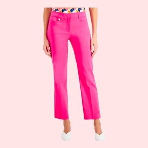 JM Collection Straight Leg Fuchia / Pink Size 16S Pants
